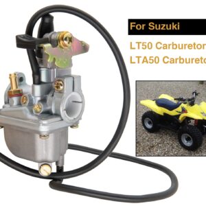 LT50 Carburetor Compatible For Suzuki JR50 LT-A 50 Carb 1984-2005, LT 50 Carburetor With Air Filter Box