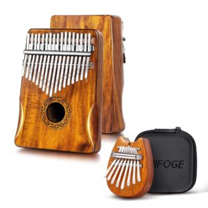 mifoge mini kalimba thumb piano 8keys & mifoge kalimba thumb piano 17 keys