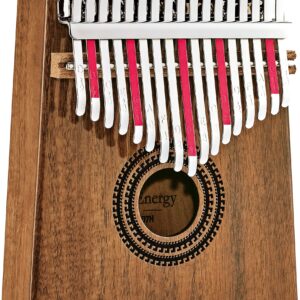 Pickup Kalimba Thumb Piano for Amplifiers, 17 Keys — Includes Tuning Hammer and Case — For Meditation, ASMR, Sound Therapy and Yoga, 2-YEAR WARRANTY