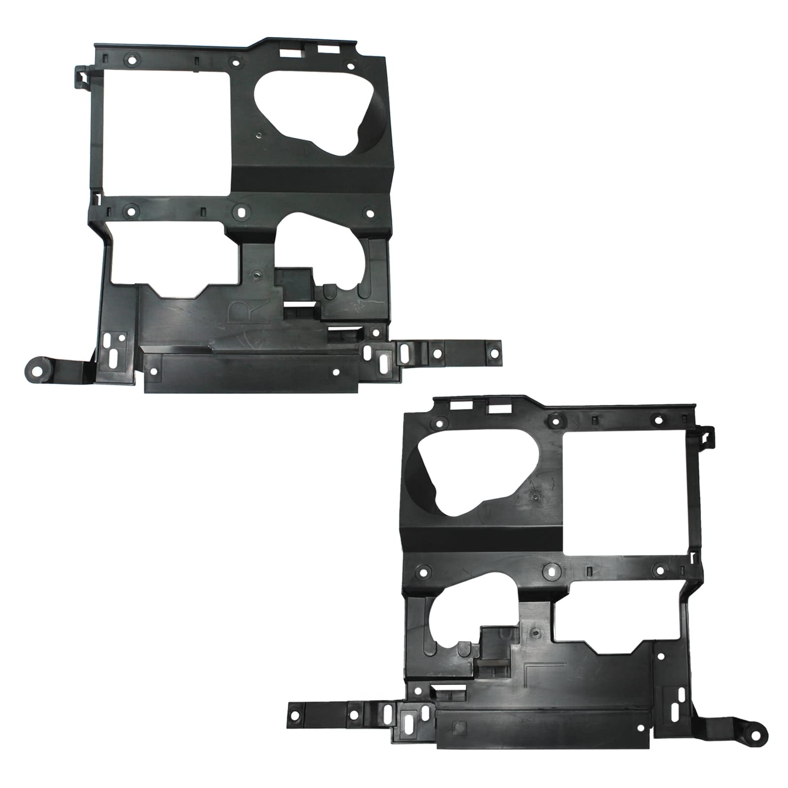 LOSTAR Pair(2) Driver Left & Passenger Right Side Headlamp Headlight Mounting Bracket for 1999-2002 Che-vro-let Silverado 1500 2500 3500, 2000-2006 Suburban/Yukon GM1221121 GM1221122