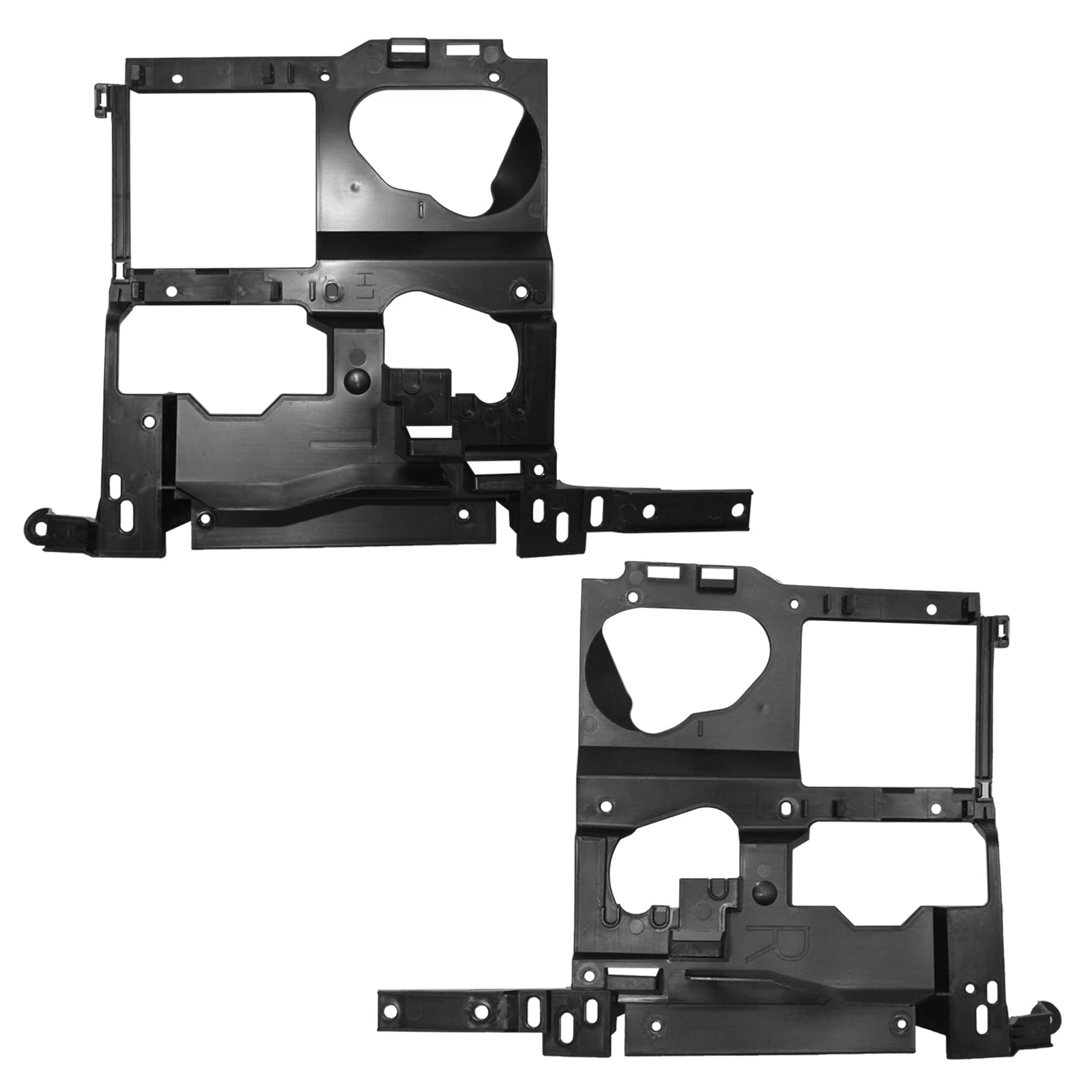 LOSTAR Pair(2) Driver Left & Passenger Right Side Headlamp Headlight Mounting Bracket for 1999-2002 Che-vro-let Silverado 1500 2500 3500, 2000-2006 Suburban/Yukon GM1221121 GM1221122