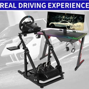 Dardoo G920 Steering Wheel Stand Durable with Adjustable Steering Frame Fit for Logitech G29 G25 G923,Thrustmaster T80 T150 TX F430,Thrustmaster Stand Foldable, Wheel, shifter and Pedal Not Included