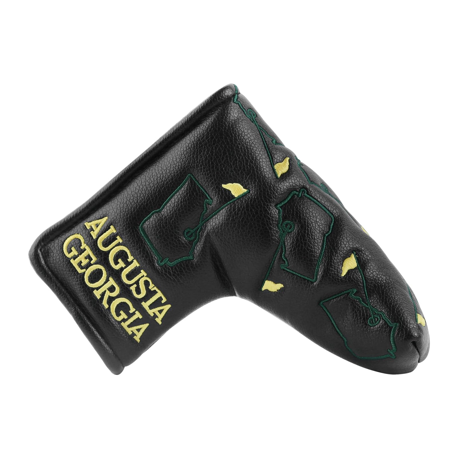 Studio Crafted Augusta Georgia Magnetic Closure Golf Blade Putters Headcover (Black)