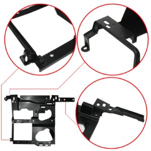 LOSTAR Pair(2) Driver Left & Passenger Right Side Headlamp Headlight Mounting Bracket for 1999-2002 Che-vro-let Silverado 1500 2500 3500, 2000-2006 Suburban/Yukon GM1221121 GM1221122