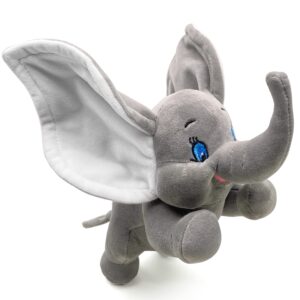 Homily Stuffed Elephant Plush Animal Toy 9.8 INCH Valentines Day Gifts for Kids Super Soft Plush Elephant Stuffed Animal Toy Gifts for Boys Girls (Grey)