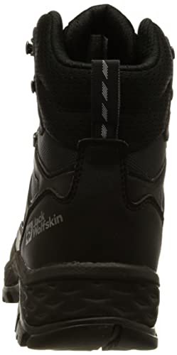 Jack Wolfskin Men's Rebellion Guide Texapore Mid Hiking Shoe Backpacking Boot, Black, 11