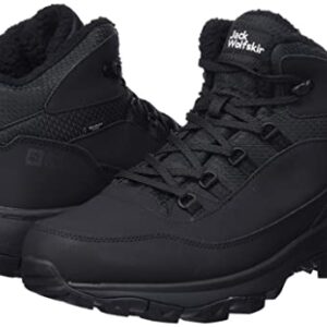 Jack Wolfskin Men's Everquest Texapore Mid Hiking Shoe Backpacking Boot, Black, 13