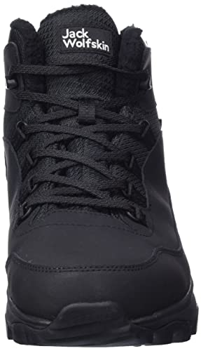 Jack Wolfskin Men's Everquest Texapore Mid Hiking Shoe Backpacking Boot, Black, 13