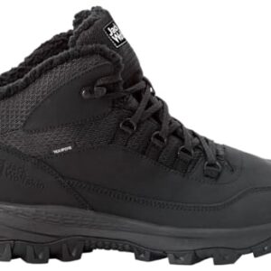 Jack Wolfskin Men's Everquest Texapore Mid Hiking Shoe Backpacking Boot, Black, 13