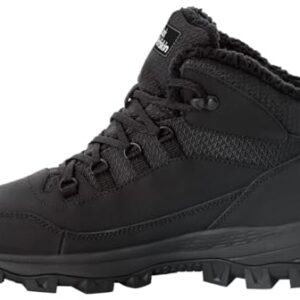 Jack Wolfskin Men's Everquest Texapore Mid Hiking Shoe Backpacking Boot, Black, 13