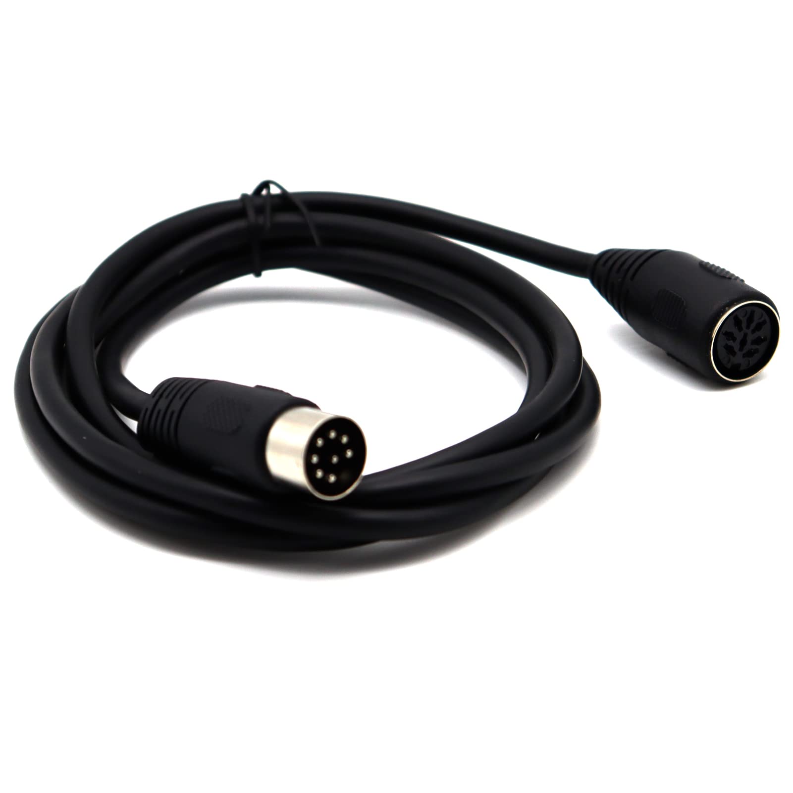 MOTONG 8 Pin DIN MIDI Male to Female Cable, 8-Pin DIN Male to Female Audio Signal Jack Connetor Extension Cable Wire for Bang Olufsen(1.5M, M to F)