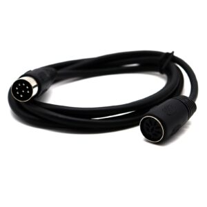 MOTONG 8 Pin DIN MIDI Male to Female Cable, 8-Pin DIN Male to Female Audio Signal Jack Connetor Extension Cable Wire for Bang Olufsen(1.5M, M to F)