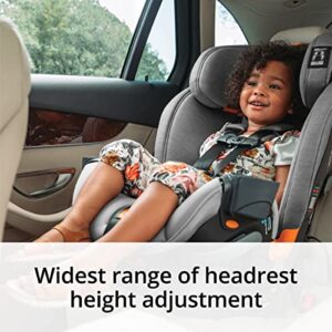 Chicco OneFit™ ClearTex® Slim All-in-One Car Seat, Rear-Facing Seat for Infants 5-40 lbs., Forward-Facing Car Seat 25-65 lbs., Booster 40-100 lbs., Convertible Car Seat | Drift/Grey