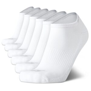 new balance men's low cut basic 6-pack socks, size 6-12.5, all white