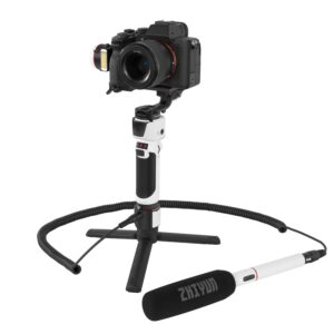 Zhi yun Crane M3 Pro Handheld 3-Axis Gimbal with Shotgun Mic & Expansion Base All in One Stabilizer for Mirrorless Camera Smartphone Action Camera