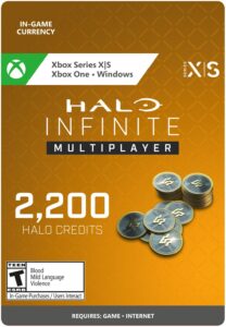 halo infinite – 2, 000 halo credits + 200 bonus – xbox series x|s, xbox one, windows [digital code]