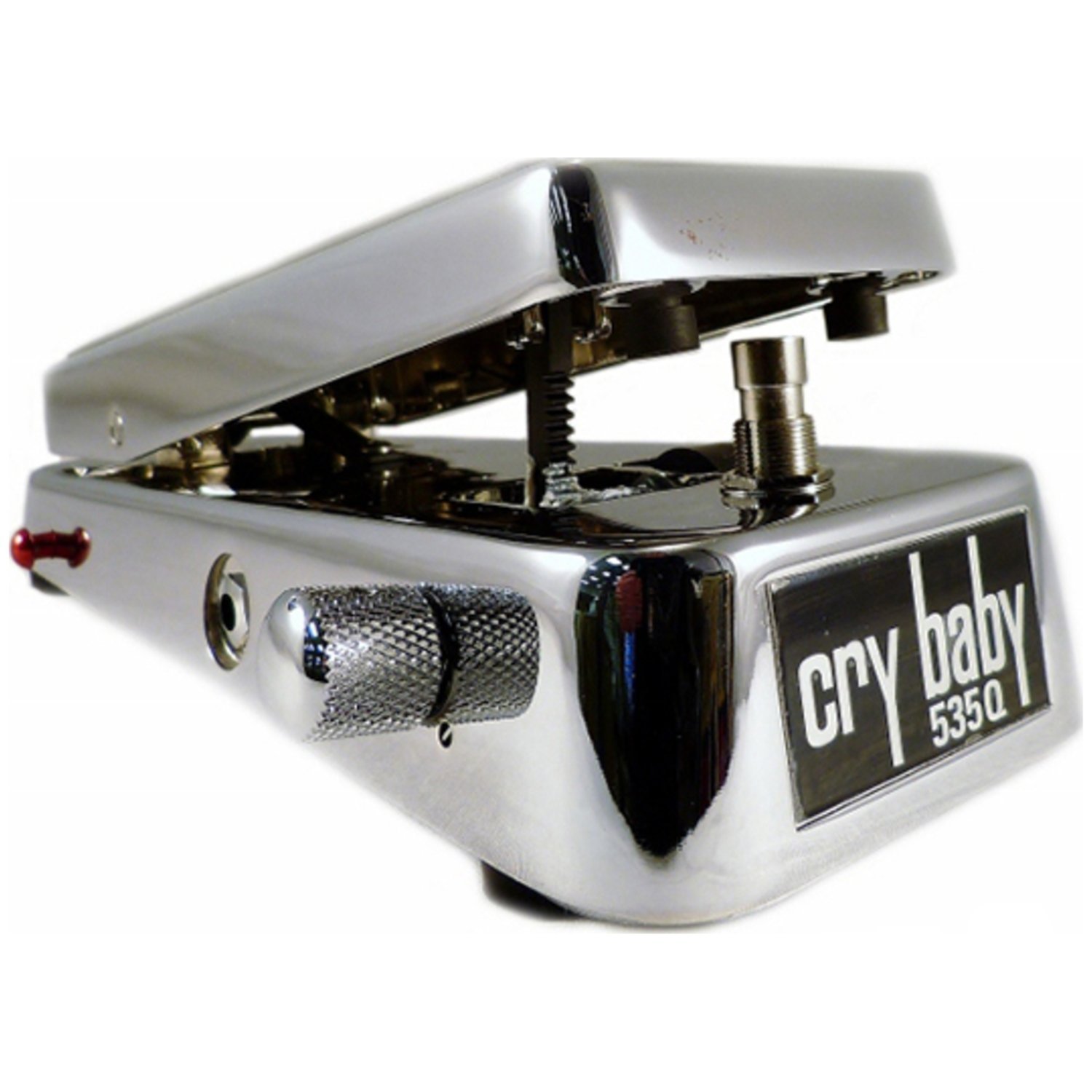 Briskdrop Dunlop 535Q-C Cry Baby Multi-Wah Pedal, Chrome - Bundled with Dunlop Power Supply and 2 MXR Patch Cables