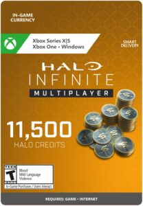 halo infinite – 10, 000 halo credits + 1, 500 bonus – xbox series x|s, xbox one, windows [digital code]