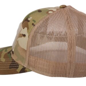 Jeep Text Logo Camo Pattern Hook and Loop Tactical Snapback Hat