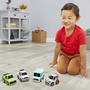 Little Tikes My First Cars Crazy Fast Cars Muscle Car Pullback Toy Car Vehicle with Epic Speed and Distance, Goes up to 50 ft