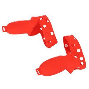 ciciglow Controller Grip Cover Replcement for Oculus Quest 2 VR,Anti Throw Controller Handle Silicone Protective Cover with Adjustable Knuckle Strap(red)