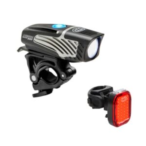 NiteRider Lumina Micro 900 Front Bike Light Vmax+ 150 Rear Bike Light Combo Pack- USB Rechargeable Bicycle Headlight LED Front Light Water Resistant Mountain Road City Commuting Cycling Safety Flash