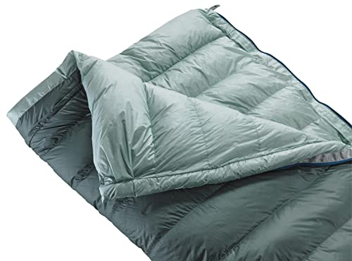 Therm-a-Rest Ohm 20F/-6C Ultralight Down Camping Sleeping Bag, Long, Balsam