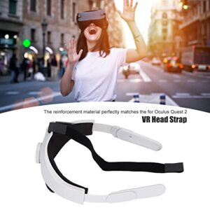 ciciglow Adjustable Head Strap Replacement for Oculus Quest 2,Reduce Pressure Headband Elite Strap with Comfort Foam Cushion Design,Balance Weight