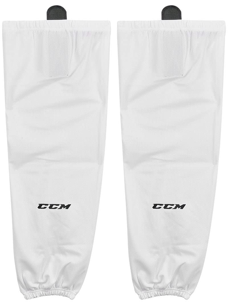 CCM Hockey 5000 Performance Hockey Sock (White, Intermediate 27in)