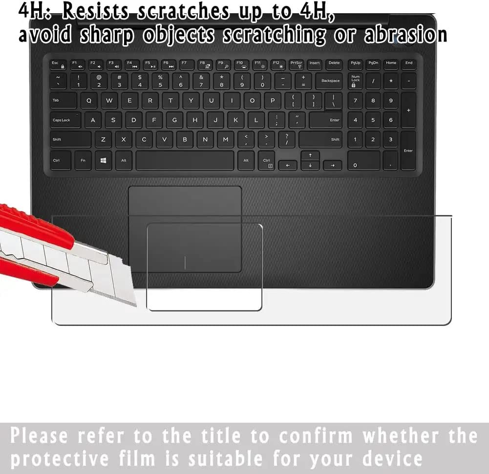 Vaxson 2-Pack Clear Protector Film, compatible with IO DATA I O LCD-CF161XDB-M 15.6" Keyboard Touchpad Trackpad Skin Sticker [Not Screen Protectors ]