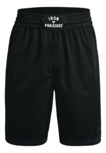 under armour men's project rock mesh shorts (small, black)