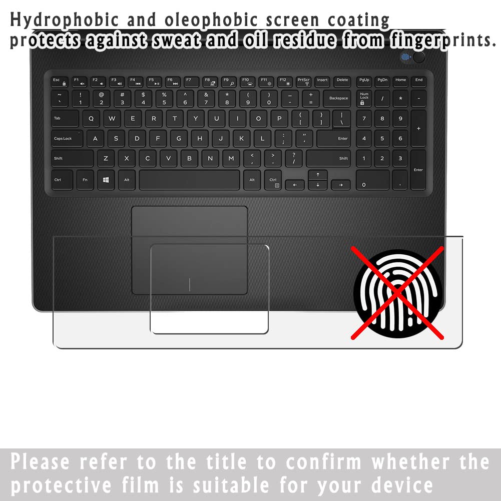 Vaxson 2-Pack Clear Protector Film, compatible with IO DATA I O LCD-CF161XDB-M 15.6" Keyboard Touchpad Trackpad Skin Sticker [Not Screen Protectors ]