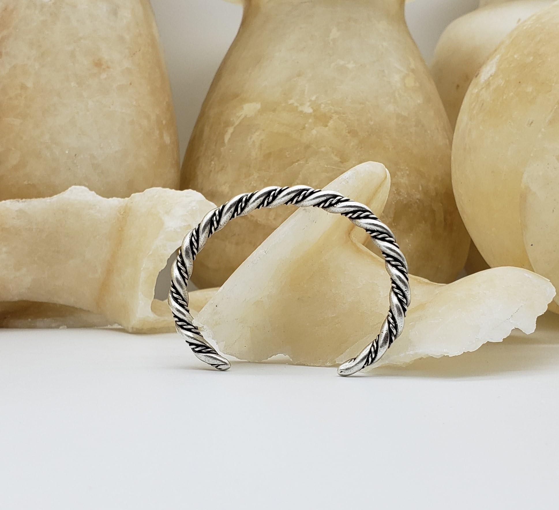 MUSEUM REPRODUCTIONS Viking Twisted Rope Cuff Bracelet