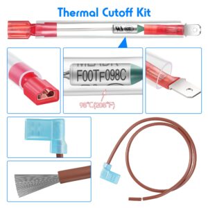 Dreyoo RV Water Heater Thermal Cutoff with ECO Thermostat Assembly Kit, UL Listed Replacement Part Compatible with Atwood 91447 93866 (2 Pcs)