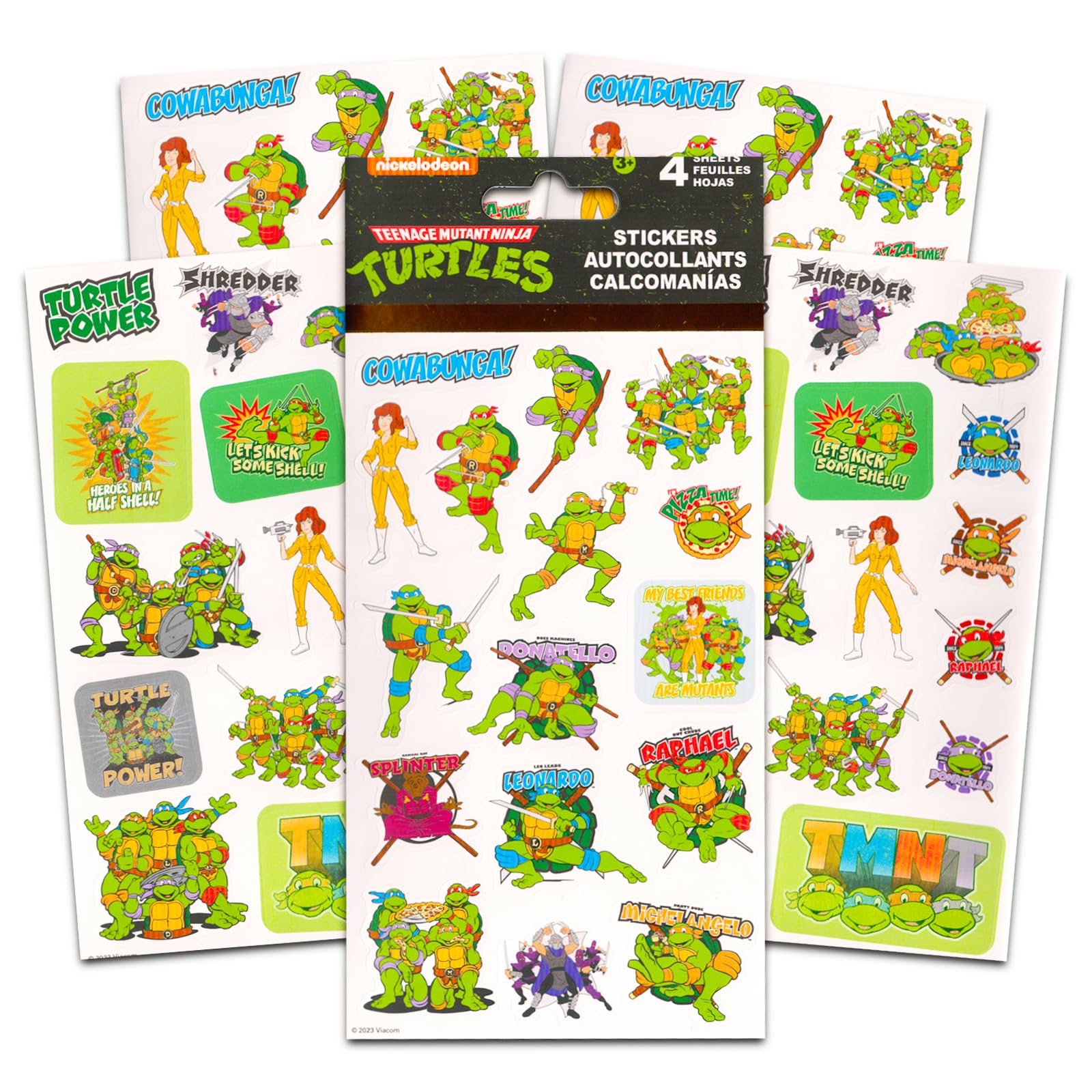 T M N T Teenage Mutant Ninja Turtles Stickers and Tattoos Super Set ~ Bundle with TMNT Stickers, and Tattoos for Kids (Ninja Turtles Party Supplies)