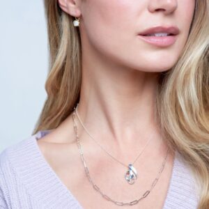 Silpada 'Tied Up' Pendant Necklace in Sterling Silver, 16" + 2"