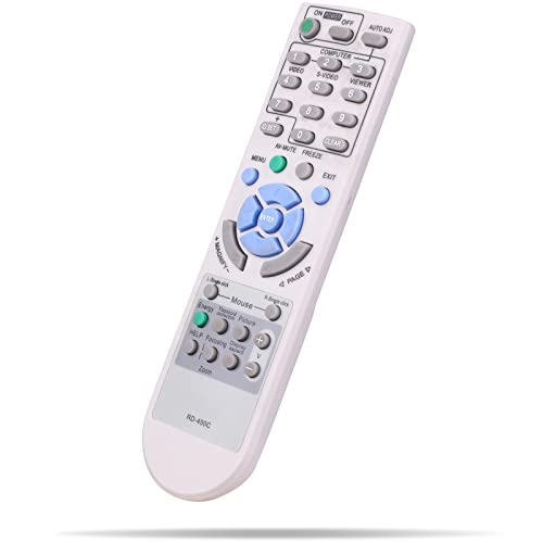 Universal Remote Control for All NEC Projector NP-M260X NP-M271W NP-M271X NP-M300W NP-M300WS NP-M300X NP-M300XS NP-M311W NP-M311X NP-M350X NP-M361X NP-M420X and More