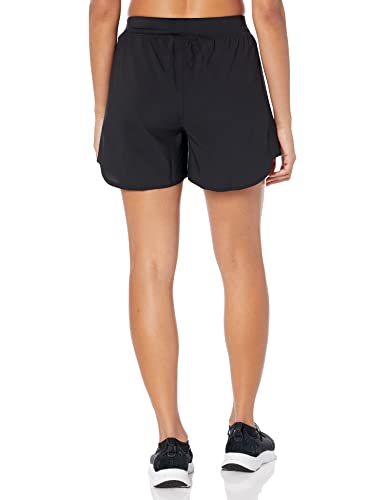 Under Armour Womens 2n1 Softball Short 22, (001) Black/Black/Pitch Gray, Small