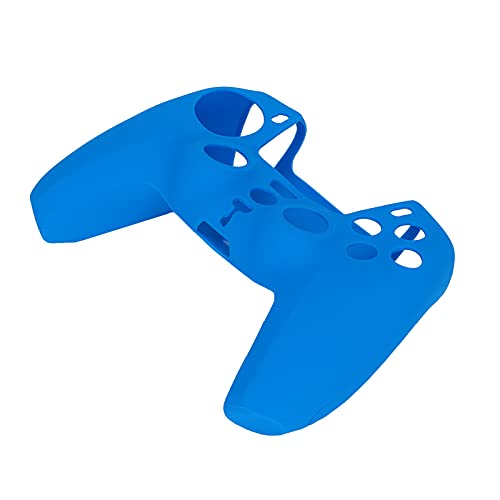 Controller Grip Cover, Removeable Silicone Sleeve Comfort for PS5(Blue)