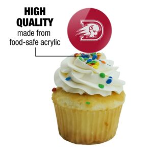 Dixie State Secondary Logo Cupcake Picks Toppers Decoration Set of 6