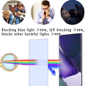 Vaxson 2-Pack Anti Blue Light Screen Protector, compatible with YAMAZEN QRS-24W2K 24" LCD TV TPU Film Protectors Sticker [ Not Tempered Glass ]