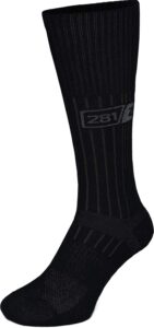 281z military boot socks - tactical trekking hiking - outdoor athletic sport (black)(x-small 1 pair)