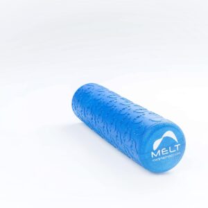 MELT Method, 18 Inch Travel Soft Foam Roller, Blue, Exercise-Foam-Rollers, Mobility Improvement, Latex Free