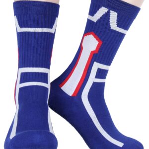 My Hero Academia Socks UA High Design 2 Pack Athletic Adult Crew Socks