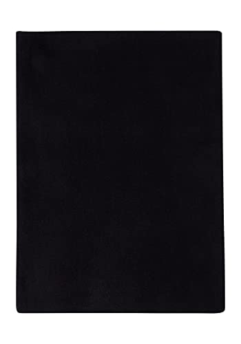 Style Republic Women’s Knitted Scarf, 100% Pure Cashmere, Ultra Warm Winter Accessory, Beautiful European Design (Black)