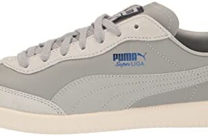 PUMA Mens Super Liga OG Sneaker, Limestone-Peacoat, 13