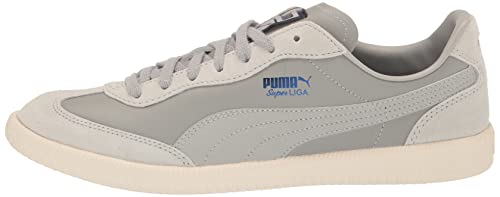 PUMA Mens Super Liga OG Sneaker, Limestone-Peacoat, 13