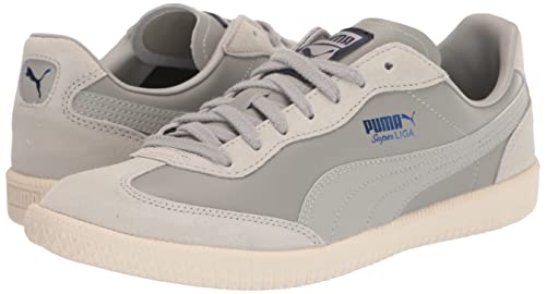 PUMA Mens Super Liga OG Sneaker, Limestone-Peacoat, 13