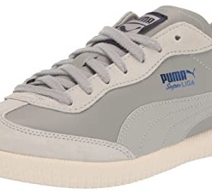 PUMA Mens Super Liga OG Sneaker, Limestone-Peacoat, 13