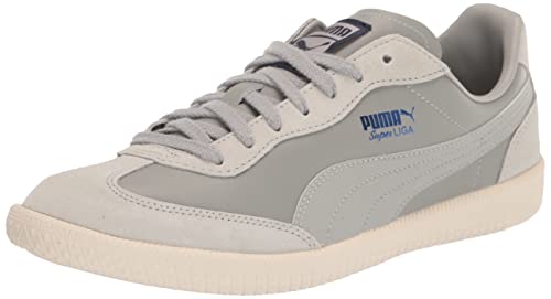 PUMA Mens Super Liga OG Sneaker, Limestone-Peacoat, 13